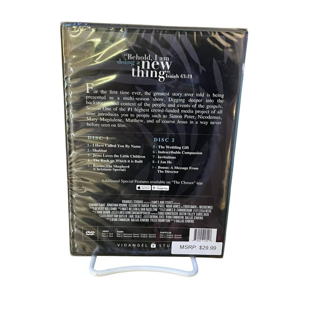 The Chosen Season One DVD NEW Sealed - Picture 8 of 8